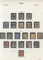 Collection On Pages (circa 1865 To 1922, Incomplete), With Many Used And Mint Stamps (some MNH, Others Hinged, And... - Collections