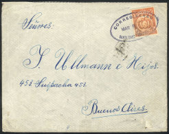 8/MAR/1927 Cover Franked With 50c. And Flown Between Santa Cruz And Cochabamba, Final Destination Buenos Aires... - Bolivië