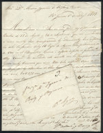 Entire Letter Dated Rio De Janeiro 1/DE/1818, Sent To Buenos Aires Without Postal Markings And With Rating "3" In... - Covers & Documents