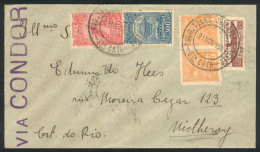 Airmail Cover Sent From Sta. Catherina To Niteroi On 21/NO/1936, VF Quality! - Brieven En Documenten