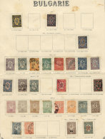 Collection In Very Old Album Pages, Including Scarce And Interesting Stamps And It May Also Include Color Varieties... - Collections, Lots & Séries