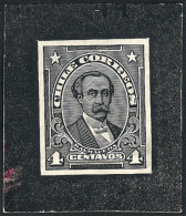 Circa 1915, Die Essay Of An Unissued Design Of 4c. Balmaceda, Excellent Quality, Extremely Rare! - Chili