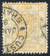 Sc.9, 1883 5c. Yellow, Used, Good Example, Catalog Value US$600 - Autres & Non Classés