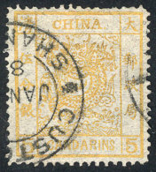 Sc.9, 1883 5c. Yellow, Used, Good Example, Catalog Value US$600 - Other & Unclassified