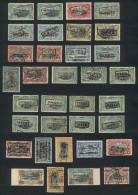 Lot With More Than 65 Stamps With TAXES Or TAXE Overprints Of Different Types, Mint Or Used, Fine To Very Fine... - Andere & Zonder Classificatie