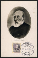 2 Maximum Cards Of 1933 And 1935, Francisco PI MARGALL, Politician And Writer, VF - Maximum Kaarten