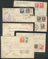 6 Registered Covers Posted Between 1930 And 1935 From PIEDRAHITA To Argentina (several With The Original Letter),... - Andere & Zonder Classificatie