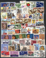 100 Modern Stamps, All With MUESTRA Overprint, Excellent Quality, Very Scarce And THEMATIC Lot, Low Start! - Collections