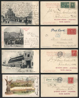 13 Beautiful Postcards With Views Of The LOUISIANA EXHIBITION Sent To Argentina Between DE/1904 And MAR/1905, Nice... - Andere & Zonder Classificatie