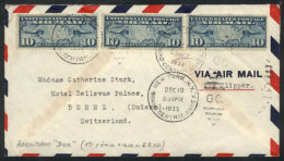 30/DE/1939 New York - Switzerland, Cover Flown On DO-X Seaplane, Handsome! - Andere & Zonder Classificatie