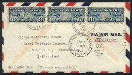 30/DE/1939 New York - Switzerland, Cover Flown On DO-X Seaplane, Handsome! - Other & Unclassified