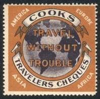 Cooks Travellers Cheques, VF Quality, Rare! - Autres & Non Classés