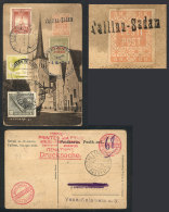 Postcard Franked With 5k., With Straightline Cancel "TALLINN - SADAM", Used On 27/MAR/1919, Also With Stamps Of... - Estonie