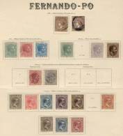 Collection On Pages Of Old Yvert Album, Very Fine General Quality, Yvert Catalog Value Euros 2,265. - Fernando Po