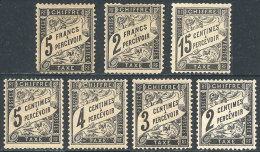 Sc.J12/15 + 17 + 24/25, Mint Without Gum, Minor Defects, Good Appearance, Rare, Catalog Value US$4,700+ - Andere & Zonder Classificatie