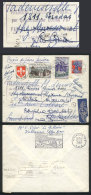 Cover Sent From Vallauris To Versailles On 12/AU/1960, As The Addressee Could Not Be Located It Was Forwarded... - Fernando Poo