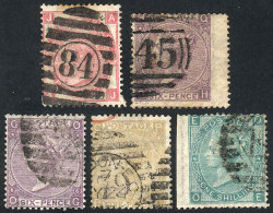 Sc.44/48 (without 47, And Including The 6p. Lilac Of Plates 5 And 6), Used, Fine To VF Quality, Catalog Value... - Andere & Zonder Classificatie
