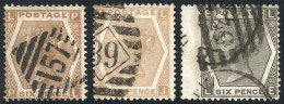 Sc.59 (plate 11), 59b (plate 12) And 60, Used, Fine To VF Quality, Catalog Value US$600. - Other & Unclassified