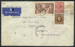 Airmail Cover Sent To Buenos Aires On 20/OC/1938 By Germany DLH, Minor Defect, Excellent Appearance! - Autres & Non Classés