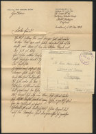 Cover (with Its Complete Original Letter) Of A German Prisoner Of War Dated 29/DE/1947, Sent From POW Camp... - Other & Unclassified