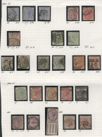 Album Page With Stamps Issued Between Circa 1880 And 1883, Fine General Quality, Catalog Value US$2,600+, Good... - Collections