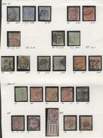 Album Page With Stamps Issued Between Circa 1880 And 1883, Fine General Quality, Catalog Value US$2,600+, Good... - Sammlungen