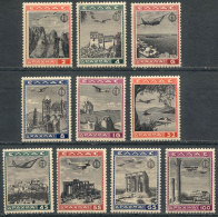 Sc.C38/C47, 1940 Youth Organization, Ancient Ruins (monasteries, Temples Etc.), Cmpl. Set Of 10 Values, Mint... - Autres & Non Classés