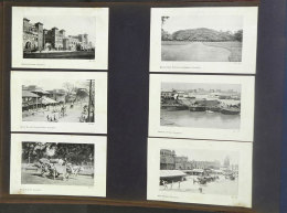 Album Of A Journey To India In 1921, With About 40 Or More Postcards With Views Of: Calcutta, Benares, Lucknow,... - Other & Unclassified