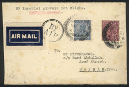 5/AP/1929 First Flight Karachi - Basrah (Iraq), Cover Front, Interesting! - Brits Indische Oceaanterritorium