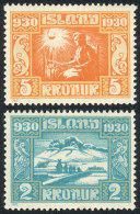 Sc.164/165, High Values Of The Set, Mint Lightly Hinged, VF Quality, Catalog Value US$165. - Other & Unclassified