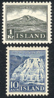 Sc.193/194, 1935 Waterfall And Volcano, Set Of 2 Unused Values, VF Quality, Catalog Value US$69. - Autres & Non Classés