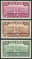 Sc.209/211, 1938 University, Complete Set Of 3 Unmounted Values, Excellent Quality, Catalog Value US$40. - Other & Unclassified