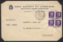 Front Of Cover Sent To Torino On 6/MAR/1942, Clearly Cancelled "SERVIZIO SPECIALE M.I.S." Cancel, Very Nice! - Zonder Classificatie