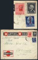 Express Cover With Advertisement Of "Martini & Rossi", Sent From Padova To Pessione (Torino) On 19/JUN/1944,... - Zonder Classificatie