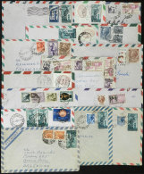 45 Covers Used Between 1955 And 1980, Most Sent To Argentina, With Good Postages, Many Commemorative, Nice... - Non Classés