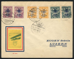 21/JUL/1928 Riga - Luzern, Flown Cover, VF Quality! - Autres & Non Classés