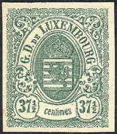 Sc.11, 1859 37½c. Green, Sperati FORGERY, Excellent Quality, Rare! - Lettonie