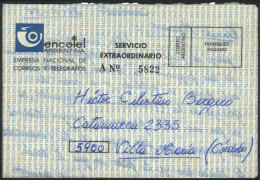 Aerogram Of "Servicio Extraordinario" Sent On 24/JUN/1982 By A Soldier Recently Repatriated By The British After... - Falkland Islands