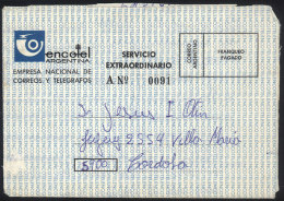Aerogram Of "Servicio Extraordinario" Sent On 25/JUN/1982 By A Soldier Recently Repatriated By The British After... - Falkland