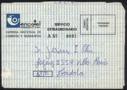 Aerogram Of "Servicio Extraordinario" Sent On 25/JUN/1982 By A Soldier Recently Repatriated By The British After... - Falkland Islands