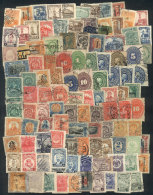Lot Of Old Stamps, A Careful Review Will Surely Reveal Varieties, Interesting Shades, Good Cancels Etc. Yvert... - Mexico
