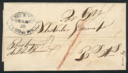 Entire Letter Dated Asunción 20/JUN/1862, Sent To Buenos Aires Per Steamer "Ypora", With The Oval Black-gray... - Paraguay