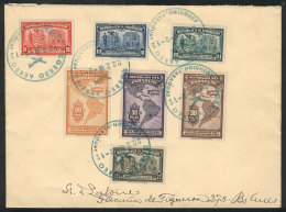 Cover Franked By Sc.362/5 + C.124/6 (complete Set New York World Fair), Sent To Buenos Aires On 22/FE/1940,... - Paraguay
