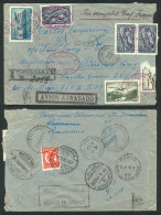 Registered Airmail Cover Sent From Timisoara To Buenos Aires On 12/MAY/1932 With Very Handsome Postage, With... - Other & Unclassified