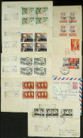 9 Used Covers, Nice Postages! - Other & Unclassified