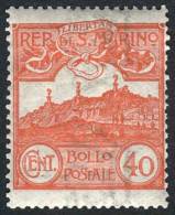Sc.59, 1903/25 40c. Orange, Mint Never Hinged, Excellent Quality, Catalog Value US$62.50 - Andere & Zonder Classificatie