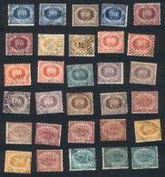 Sc.1/18 Incomplete + 25, Lot Of Used Stamps, Very Fine General Quality, Catalog Value US$700+ - Verzamelingen & Reeksen