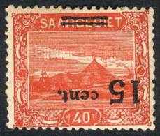 Sc.88b, 15c. On 40c. With INVERTED SURCHARGE Variety, VF Quality, Catalog Value US$110. - Andere & Zonder Classificatie