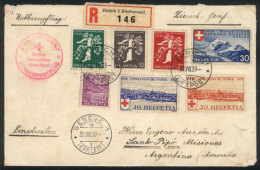 30/AU/1939 Special Flight Of The Red Cross During The Geneve Convention, Registered Cover Sent To Santo Pipó... - Sonstige & Ohne Zuordnung