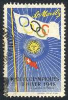 Winter Olympic Games Of St. Moritz, Year 1948, Used, Fine Quality! - Other & Unclassified